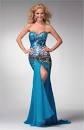 Clarisse prom dress 1534 - Turquoise strapless formal gowns 2012 ...