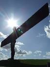 Angel With A Halo. The Angel Of The North near to Lamesley Gateshead. - via Daymix