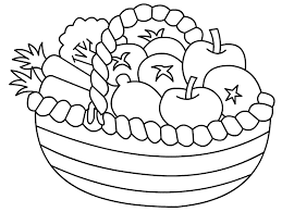 Image result for baskets coloring page