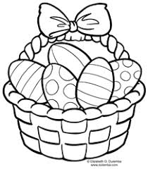 Image result for baskets coloring page