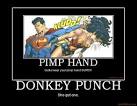 demotivational poster DONKEY PUNCH She got one.