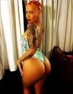 AMBER ROSE Recreates Kim Kardashians Famous Butt Selfie: Picture.