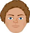 Young Man Face Clip Art