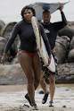 Serena Williams and boyfriend Common surfing in Hawaii | Serena ...