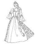 Barbie Princess coloring page