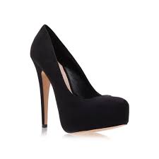 KACI Black High Heel Court Shoes by Carvela Kurt Geiger | Kurt Geiger