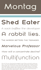 Montag, a new rounded san serif typeface in six styles. | I love ... 