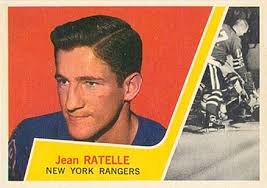 1963 Topps Jean Ratelle #63 Hockey Card - 86622
