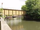 This stretch of the canal wiggles around following the original course of - via Daymix
