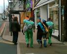 Ninja turtles in Friargate - via Daymix