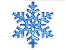 Blue snowflake icon (PSD) | PSDGraphics