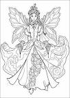 Fairy coloring page