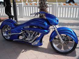 Motor Cycle Blue Modification
