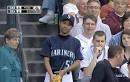 Imposter Ichiro goes overboard pursuing Ackleys ball   Big League