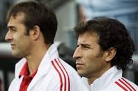 Julen Lopetegui junto a Luís Milla