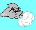 A picture of a cloud blowing wind? - clouds wind | Ask MetaFilter