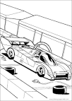 Hot Wheels coloring page