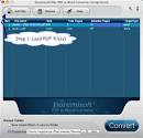 Mac PDF to Word 2010 Converter to convert PDF files to Word 2010