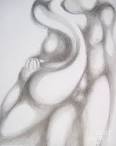 Summer Flirt Drawing by Marat Essex - Summer Flirt Fine Art Prints