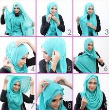Tutorial Hijab Pashmina Kaos