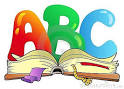 Royalty Free Stock Photo  Cartoon ABC letters with open book