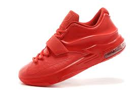 Kd 7 Red Snake All Red Leather Basketball Shoes [Nike Basketball ...