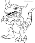 Digimon coloring page