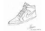 Nike Air Jordan shoe drawing by ~rontu-arrow on deviantART