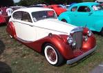 1951 Jaguar Mark V Saloon--Orange &amp; White