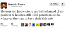 Geraldo Rivera's Son 'Ashamed' Of Father's Controversial Hoodie ...