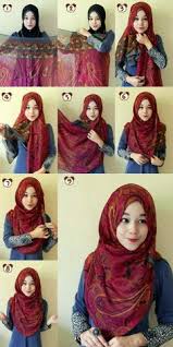 Beautiful chest coverage hijab | Tutorial | Pinterest | Hijabs ...