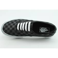 Vans Men's Authentic Black Casual Shoes - 14238605 - Overstock.com ...