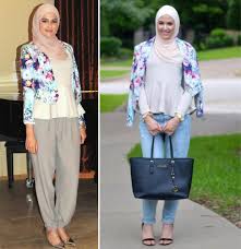 Tips Padu Padan Busana Floral Printed dan Hijab Untuk Tampil Fresh ...