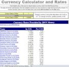 Printable Excel Currency Converter Calculator Excel Currency