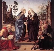 The Visitation with Sts Nicholas and Anthony - Piero di Cosimo ... - Piero-di-Cosimo-The-Visitation-with-Sts-Nicholas-and-Anthony-Oil-Painting