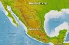 Geographical Map of Mexico