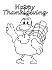 Thanksgiving coloring page