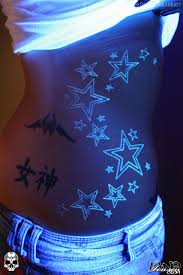 Tattoo Tribal Star Black Light