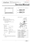 CLARION VMA770 VMA773 ZM-5002E-A 5003B-A LCD-MONITOR SM Service ...