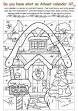 English worksheets: advent calendar