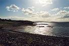 beside the shore at West