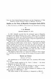Studies on the virus of Hepatitis contagiosa canis (HCC) - Springer - 000