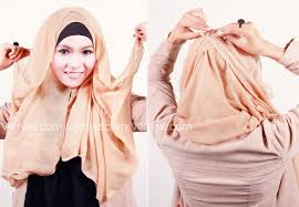 Cara Memakai Jilbab Paris Polos Sederhana Dan Mudah | Cara Memakai ...