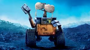 Wall-E sticking a bra on his face, not sure what it's for