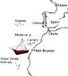 Map Showing Ship Used to Round Cape Bojador