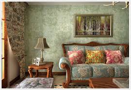 Vintage Artistic American Style Natural Non Woven Wallpapers ...