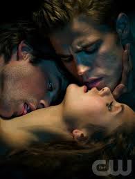 vampire diaries stefan, daman, katherine, elena