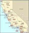 Area code map for California (CA) | WhitePages