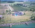 An aerial view of Ed Werner's Home, on the Shores of Lake Ontario ...