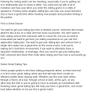 Conversation Tips for a First Date « Best Dating Tips Guide